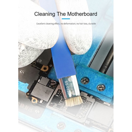 SUNSHINE SS022B Safe Brush AntiStatic Motherboard PCB Cleaning Brush for Mobile Phone Repair